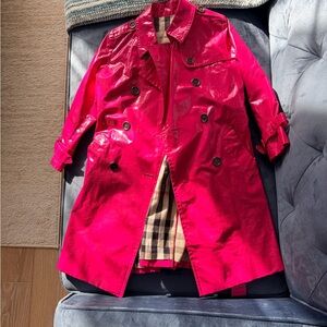 Burberry Kids Pink Raincoat